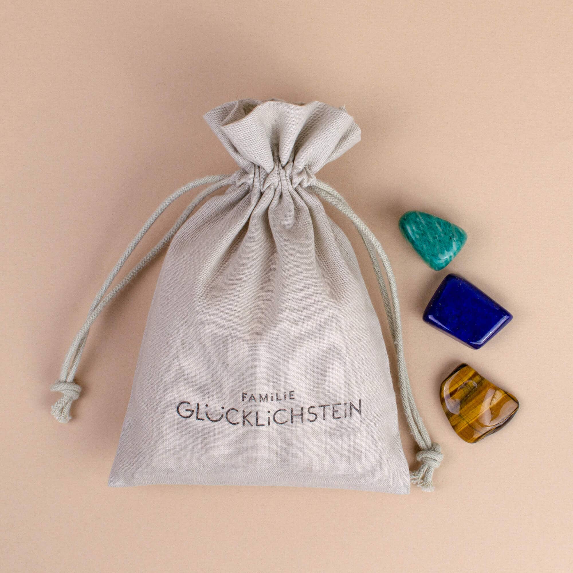 Team Mut & Zuversicht Heilsteine Familie Glücklichstein