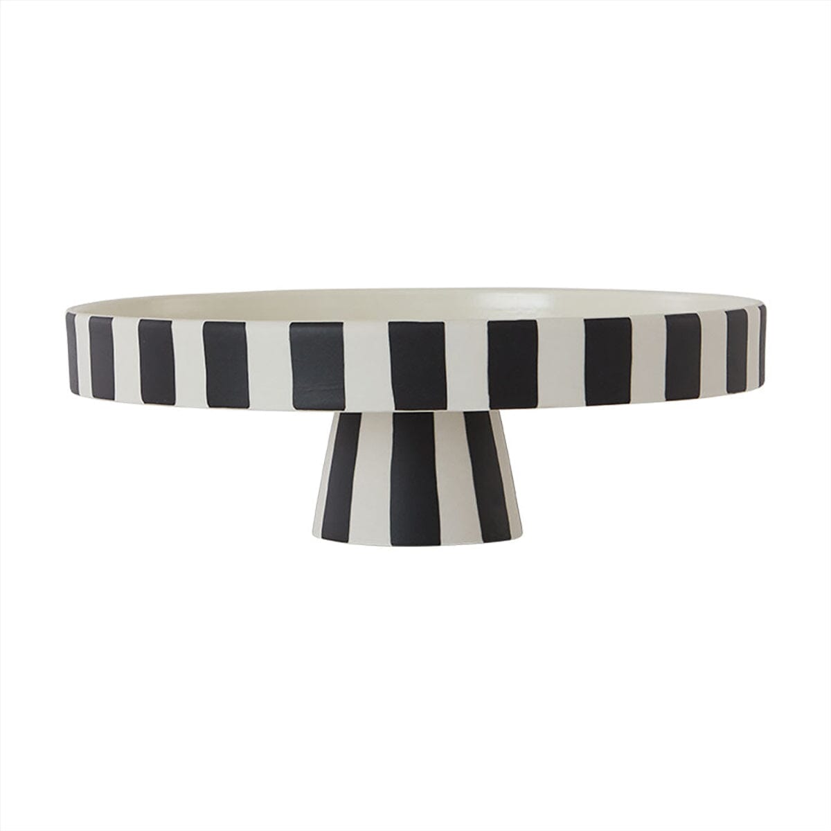 Tortenständer Toppu Tray "Black/White" Tortenständer OYOY living design Ø 27 x H 9 cm