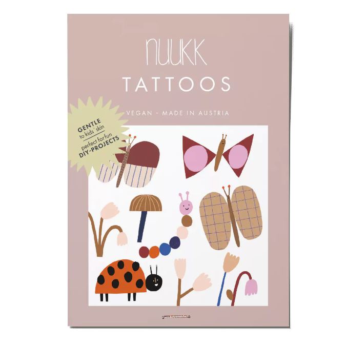 Vegane Bio Tattoos "Marienkäfer" Tattoo Nuukk