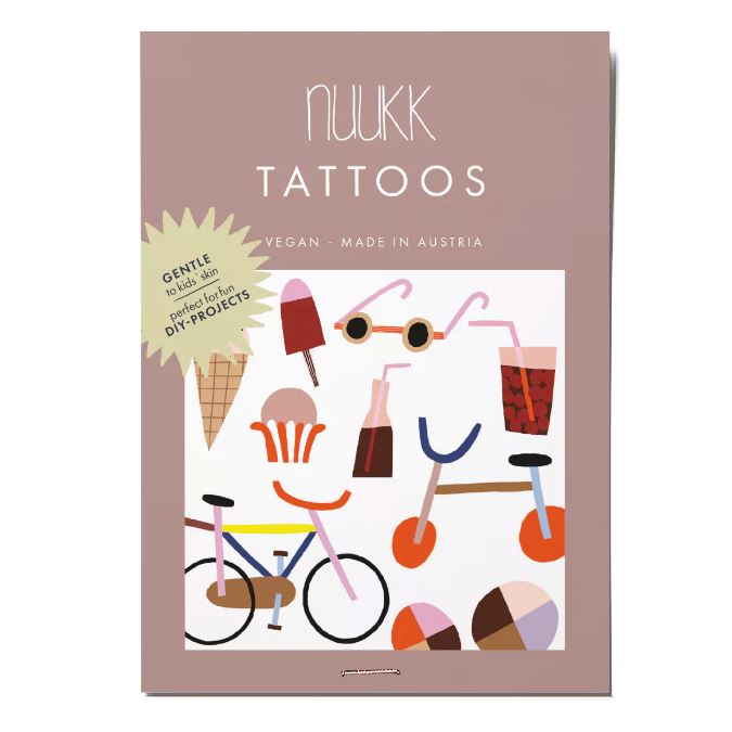 Vegane Bio Tattoos "Sommer Spass" Tattoo Nuukk