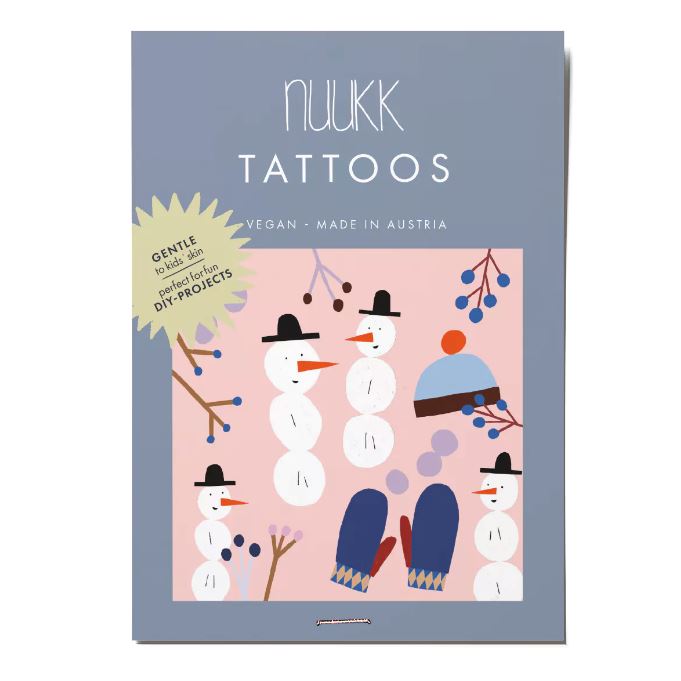 Vegane Bio Tattoos "Winter Spass" Tattoo Nuukk