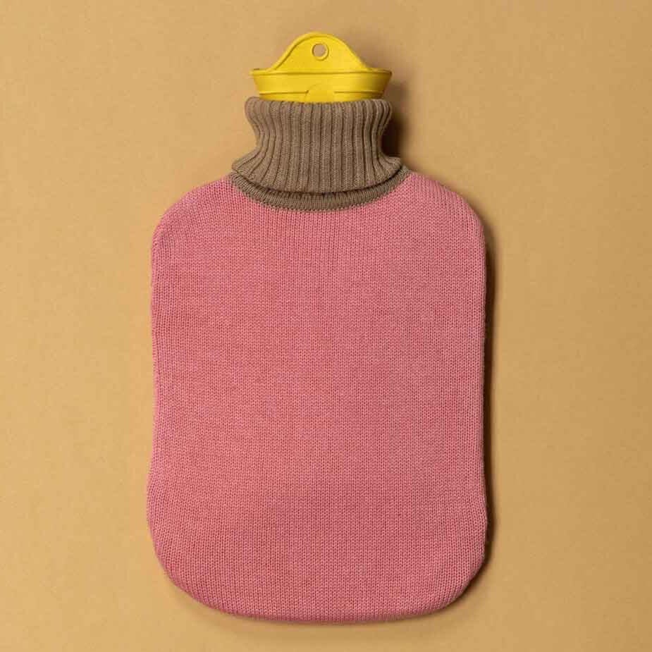 Wärmflasche "uni" SUITE 702 Rosa/Gelb