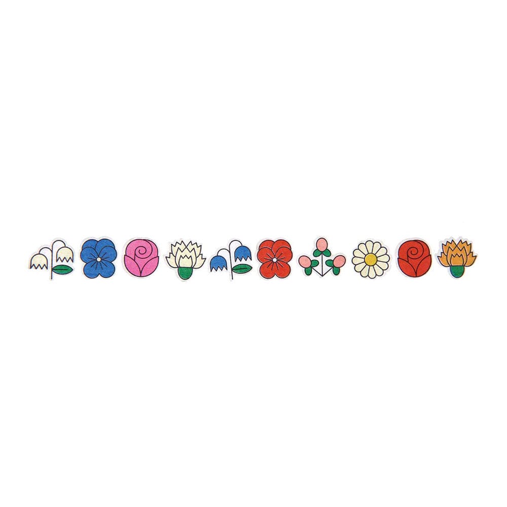 Washi Sticker Set "Blüten" Rico Design X Red Fries