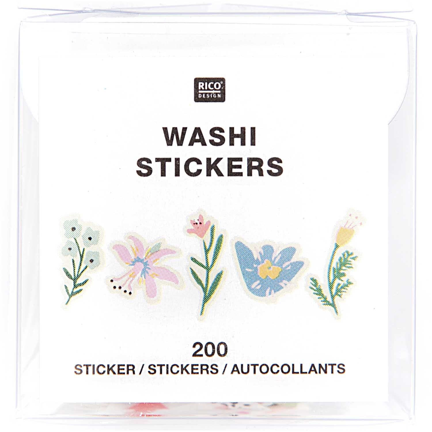 Washi Sticker Set "Streublumen" Rico Design X Red Fries 