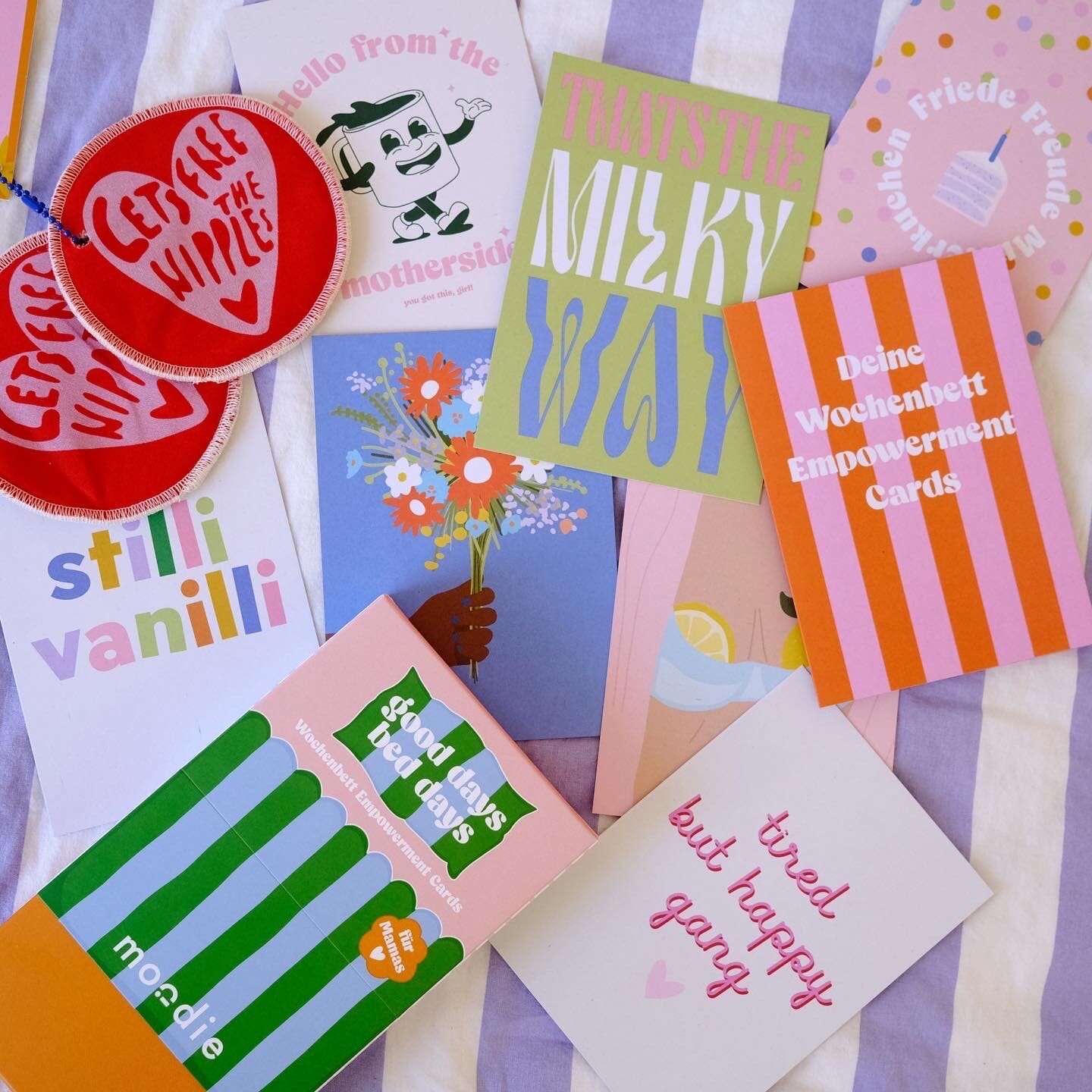 Wochenbett Empowerment Cards Karten Moodie