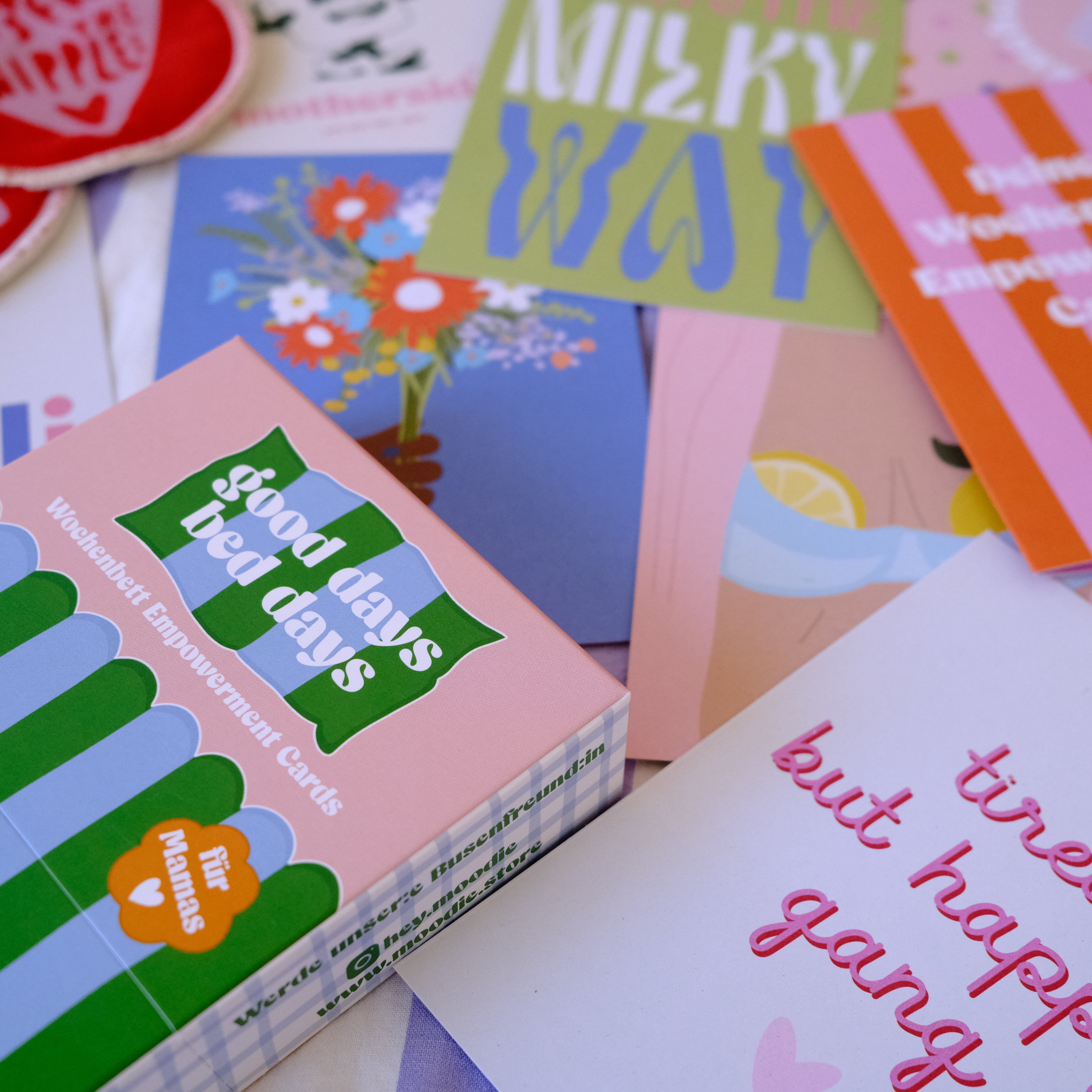 Wochenbett Empowerment Cards Karten Moodie