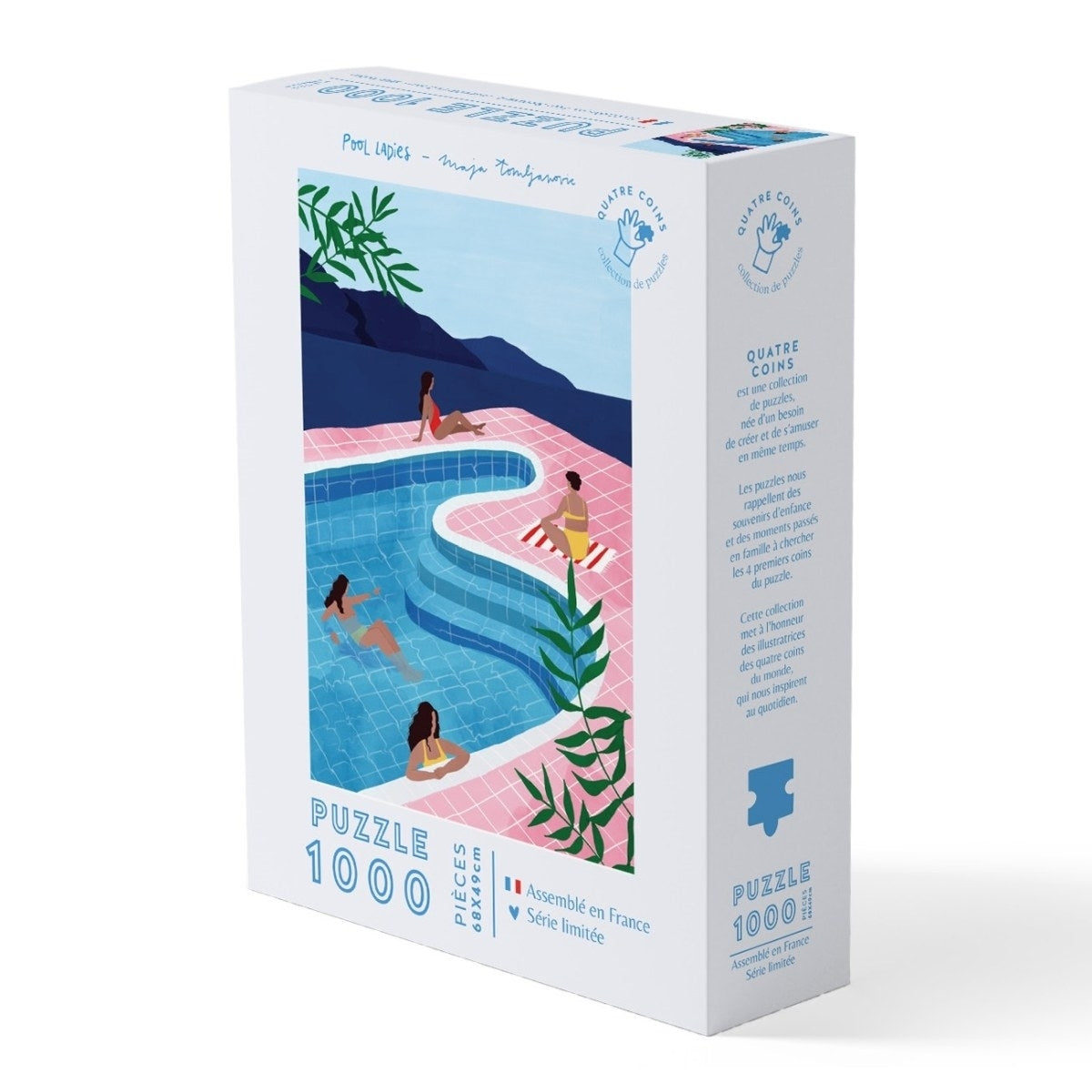 Puzzle 1000 Teile "Pool Ladies"