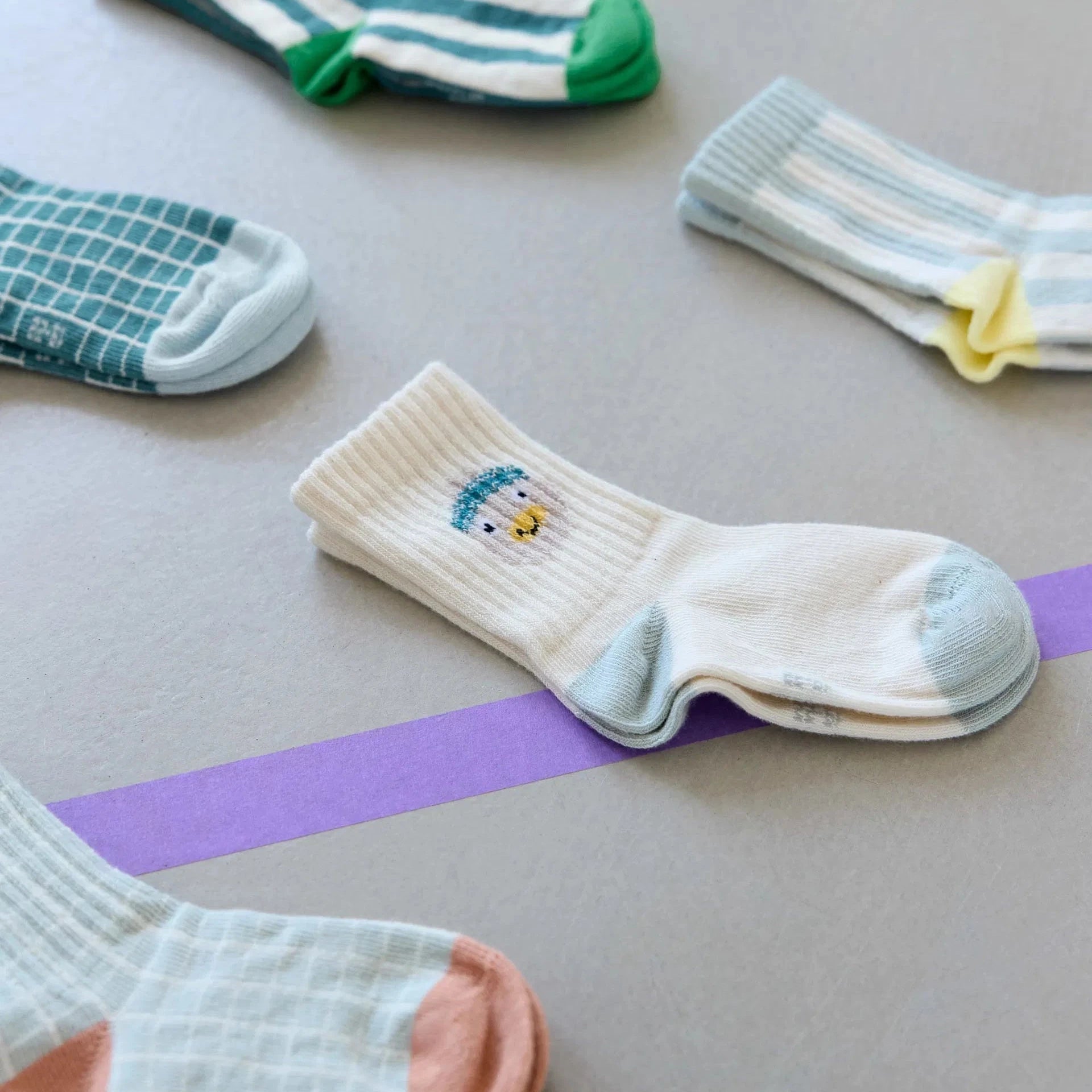 3er- Pack Tennis Socken "Küken" Socken Lässig 