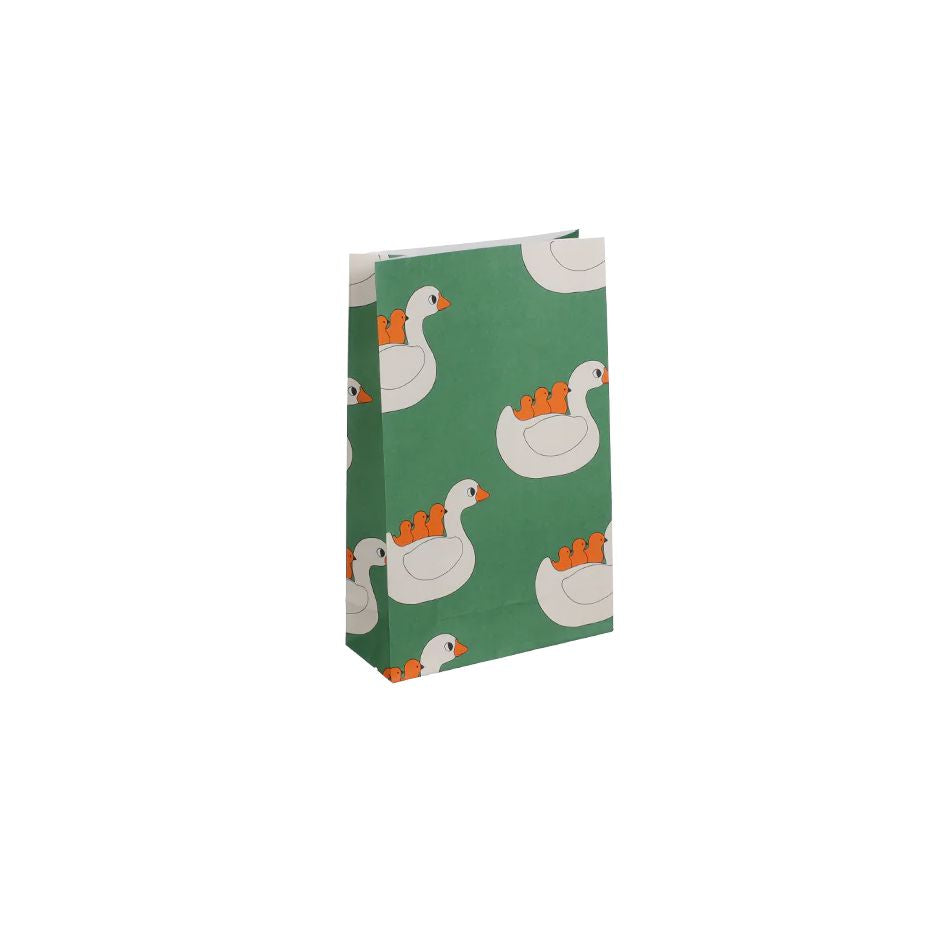 5er Set Papiertüten "Schwan" Papiertüte Kado Design 15x6x24 cm 