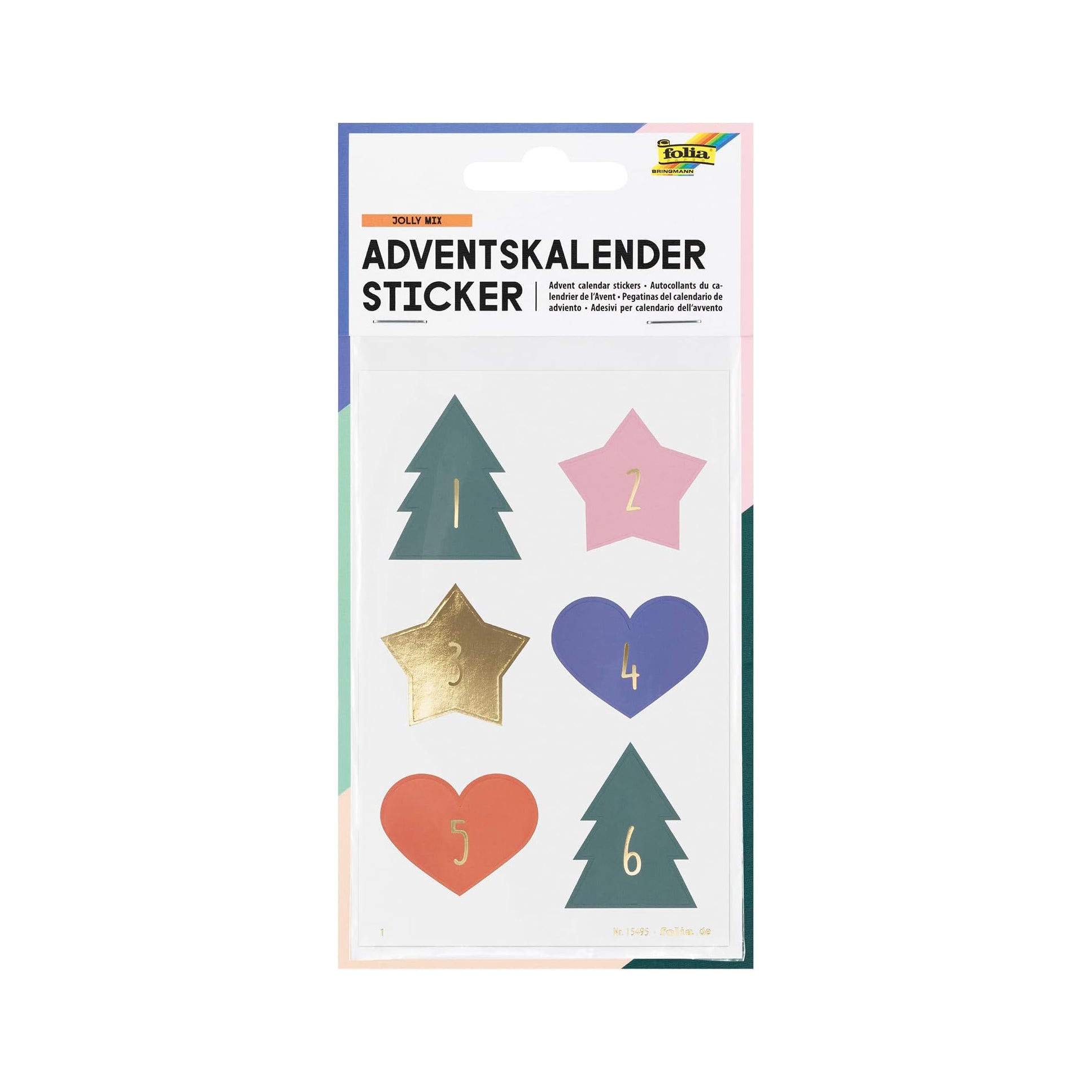 Adventskalendersticker "Jolly Mix"