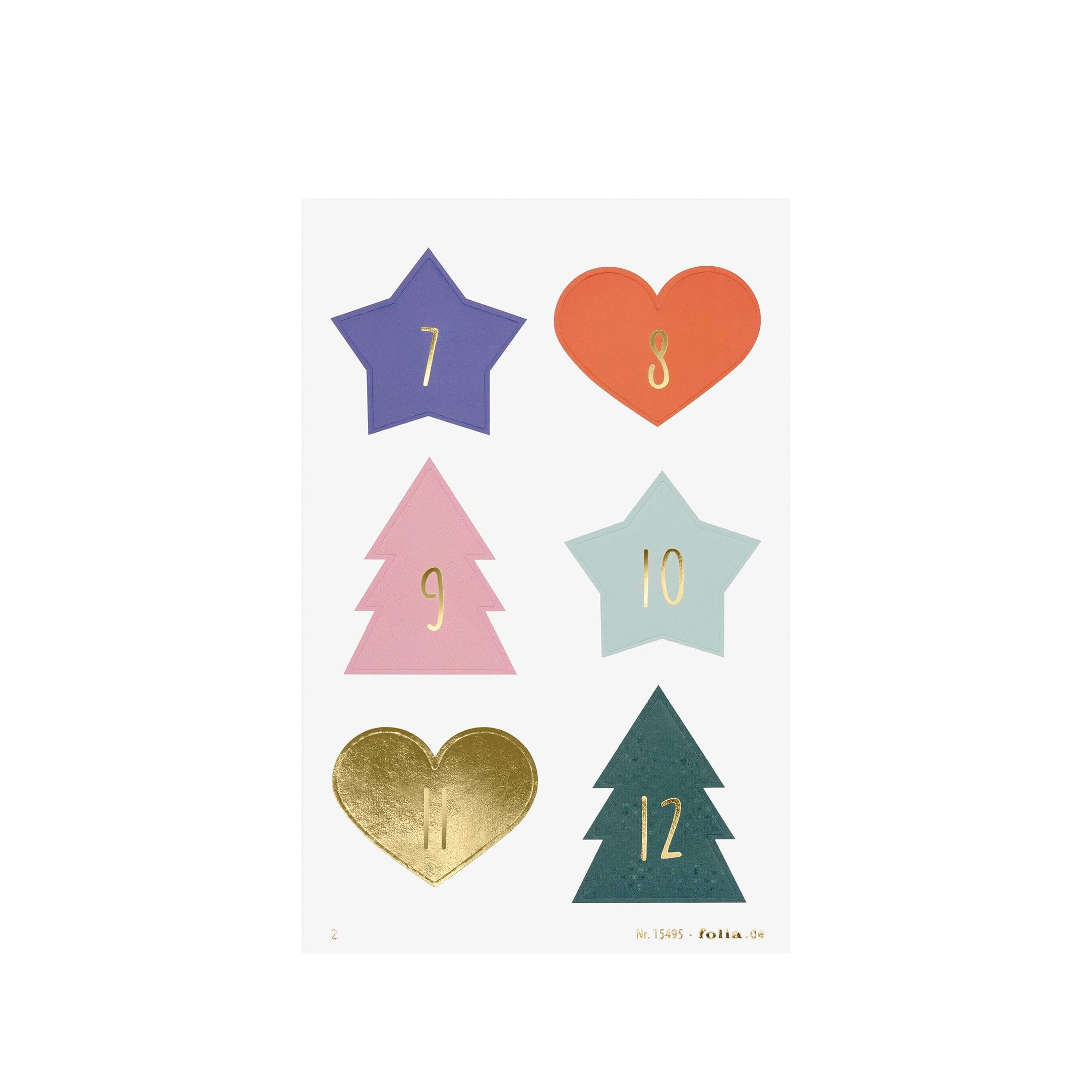 Adventskalendersticker "Jolly Mix"