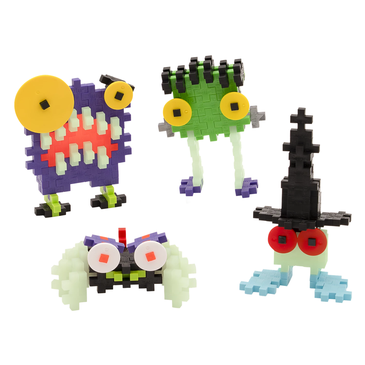 Kreativ Bausteine Monster 40 Glow in the Dark "Creepy Critters"