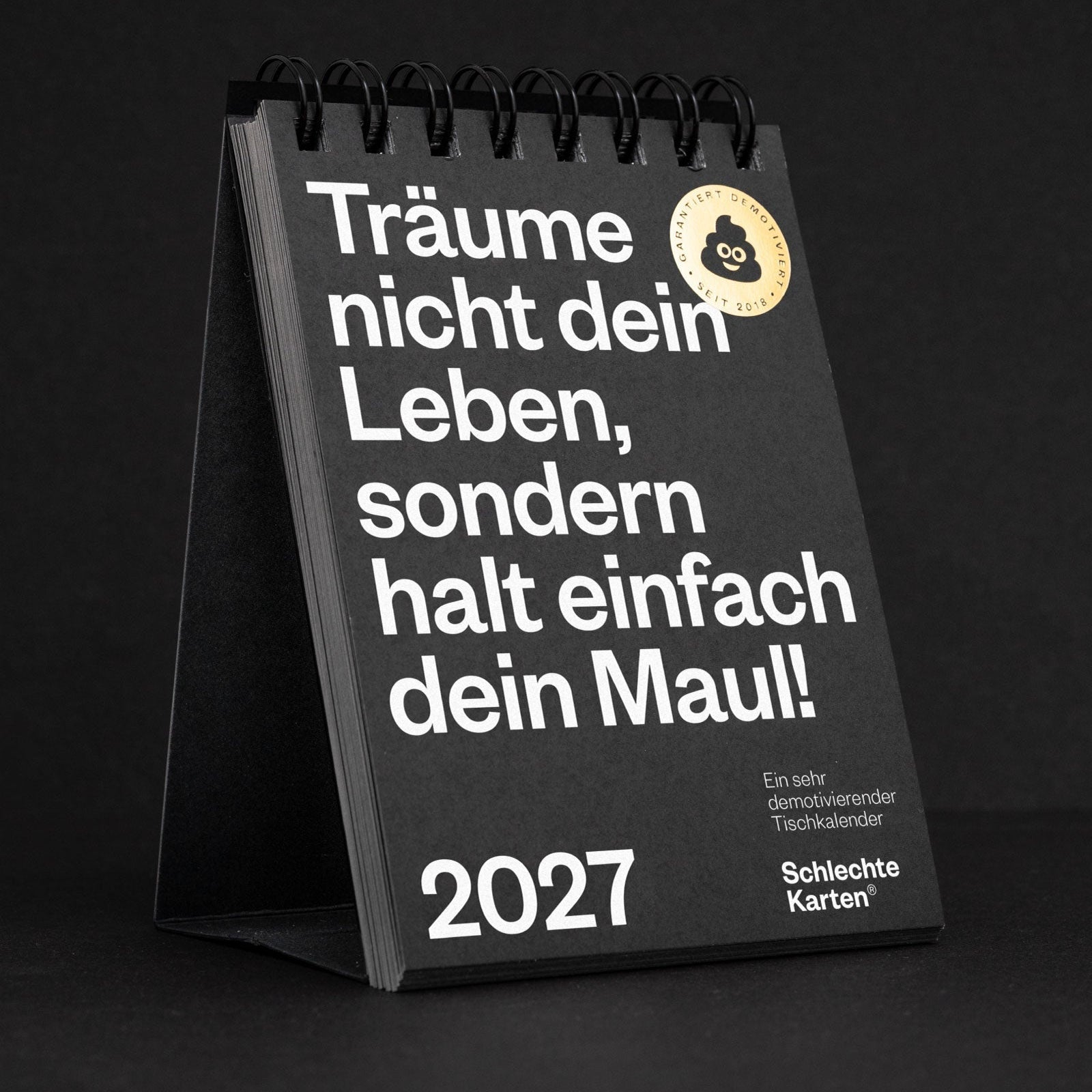 Tischkalender 2027 "Demotivierender Tischkalender"