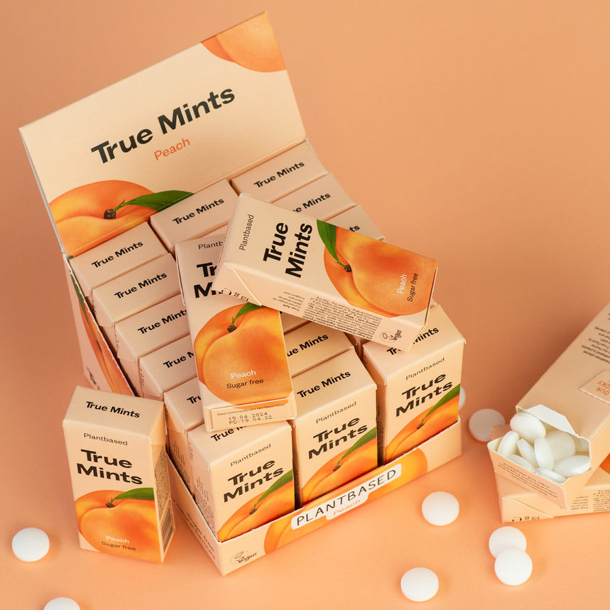 Pastillen "True Mints-Pfirsich"