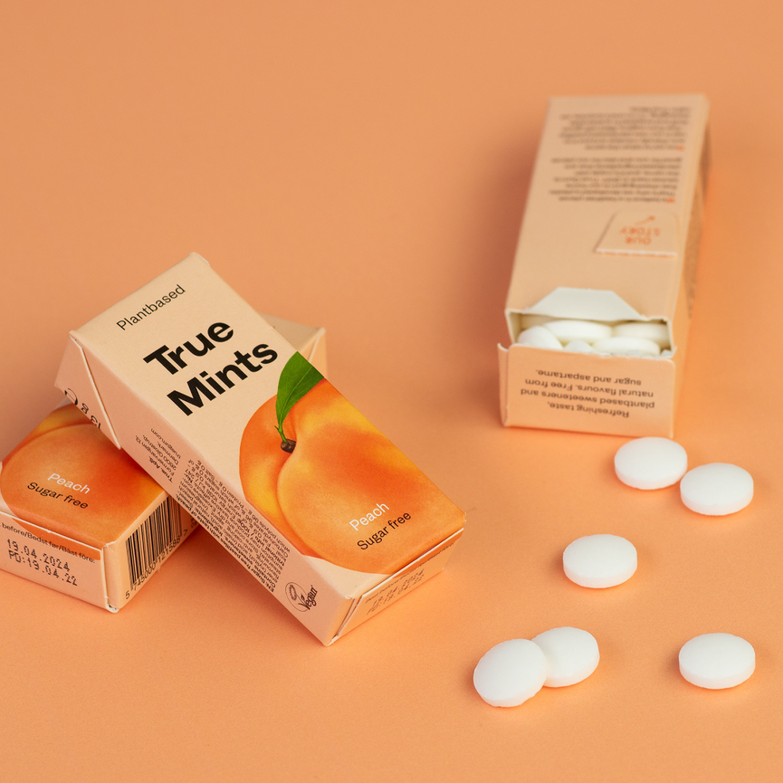 Pastillen "True Mints-Pfirsich"