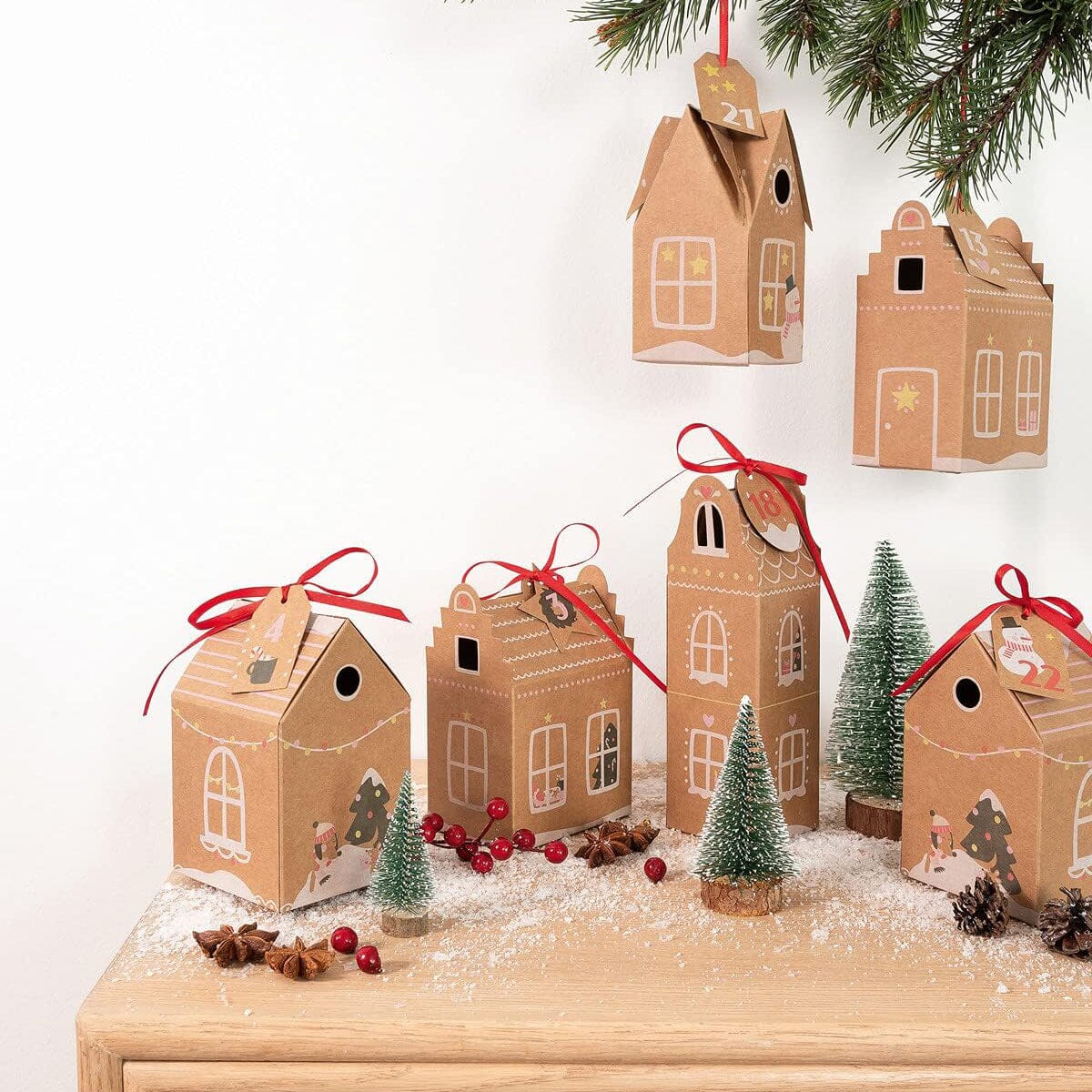 Adventskalender Bastelset "Hygge Dorf" Adventskalender Folia 