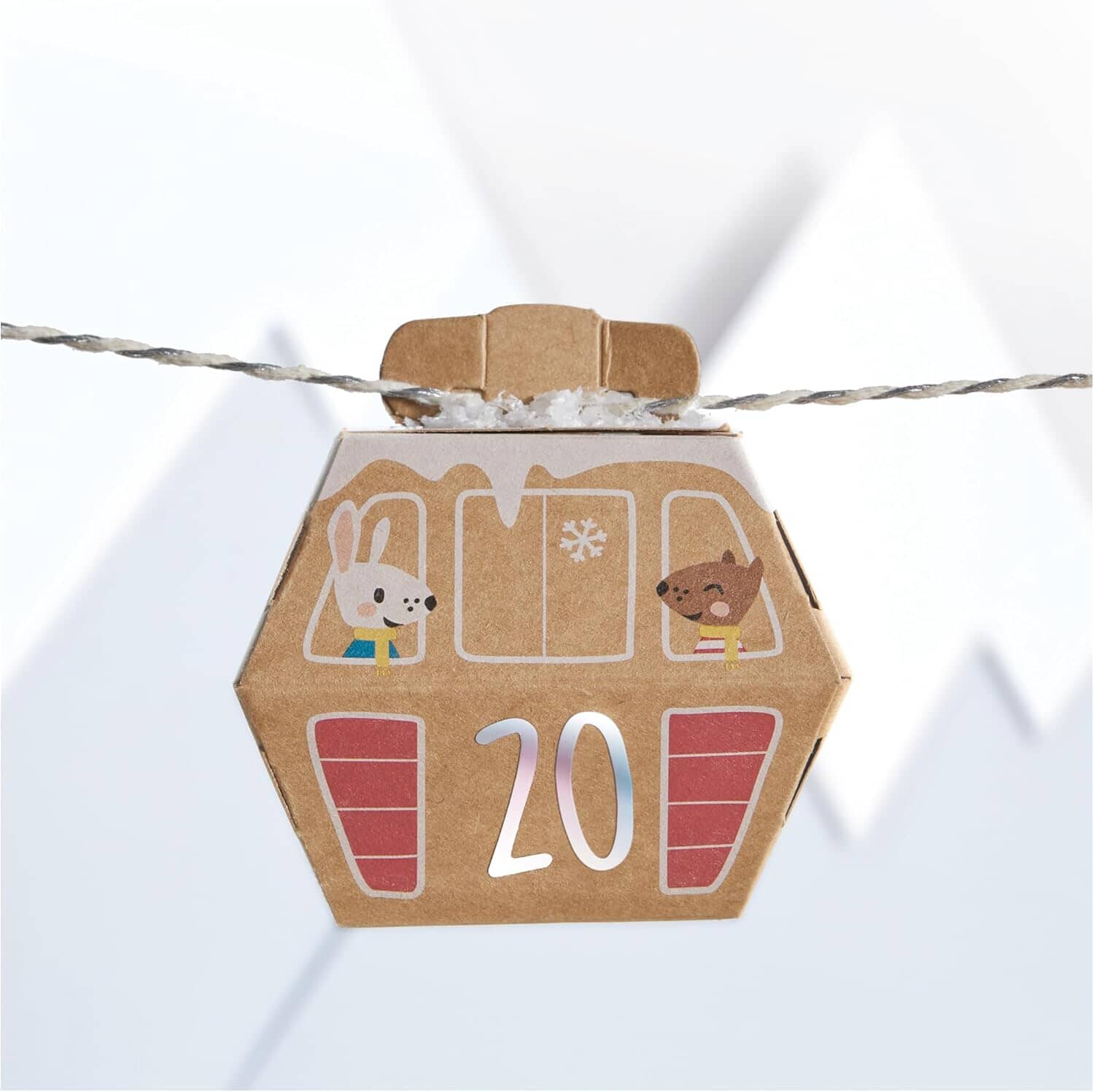 Adventskalender Bastelset "Village in the Snow" Adventskalender Folia 