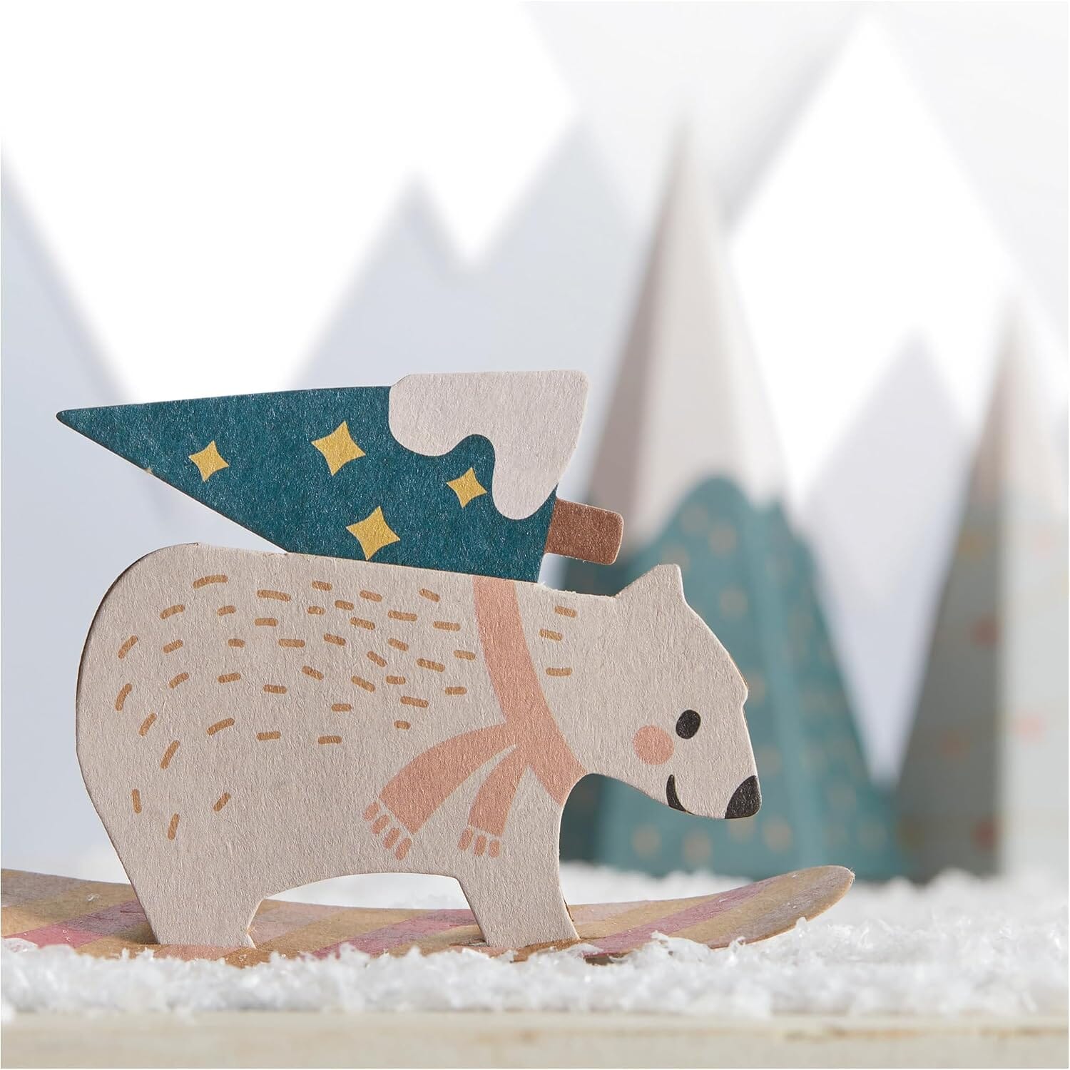 Adventskalender Bastelset "Village in the Snow" Adventskalender Folia 