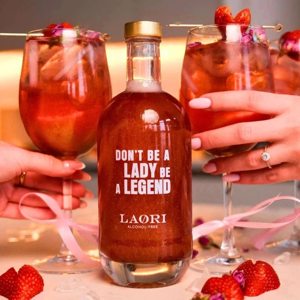 Alkoholfreier Aperitif "Ruby No 04 Glitzer - Be A Legend" Laori 