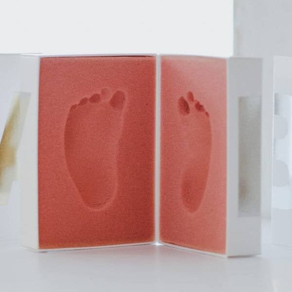 Andenkenbox "Babyfootprint" Andenken Marlies von Soden 