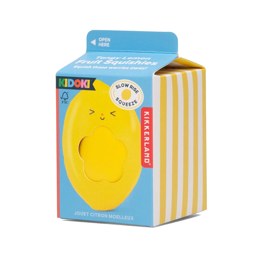 Antistressball "Fruit Squishies" Ball KIKKERLAND Lemon 