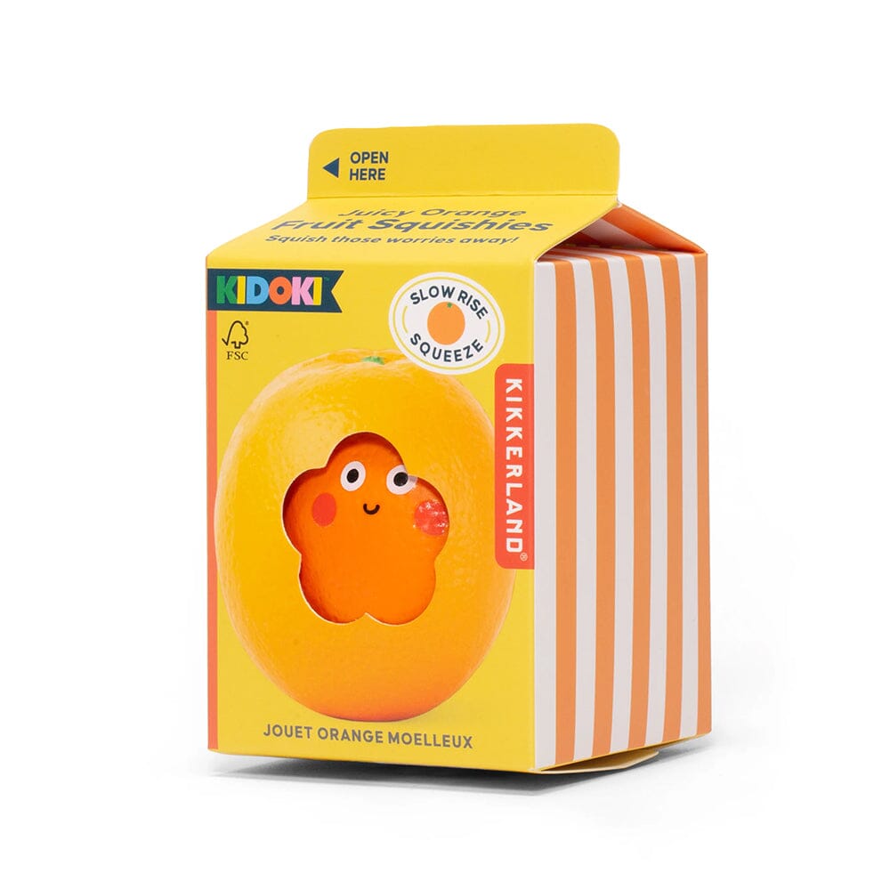Antistressball "Fruit Squishies" Ball KIKKERLAND Orange 
