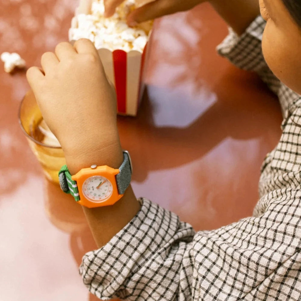 Armbanduhr "Circus - Denim and Green" Armbanduhren & Taschenuhren Mini Kyomo 