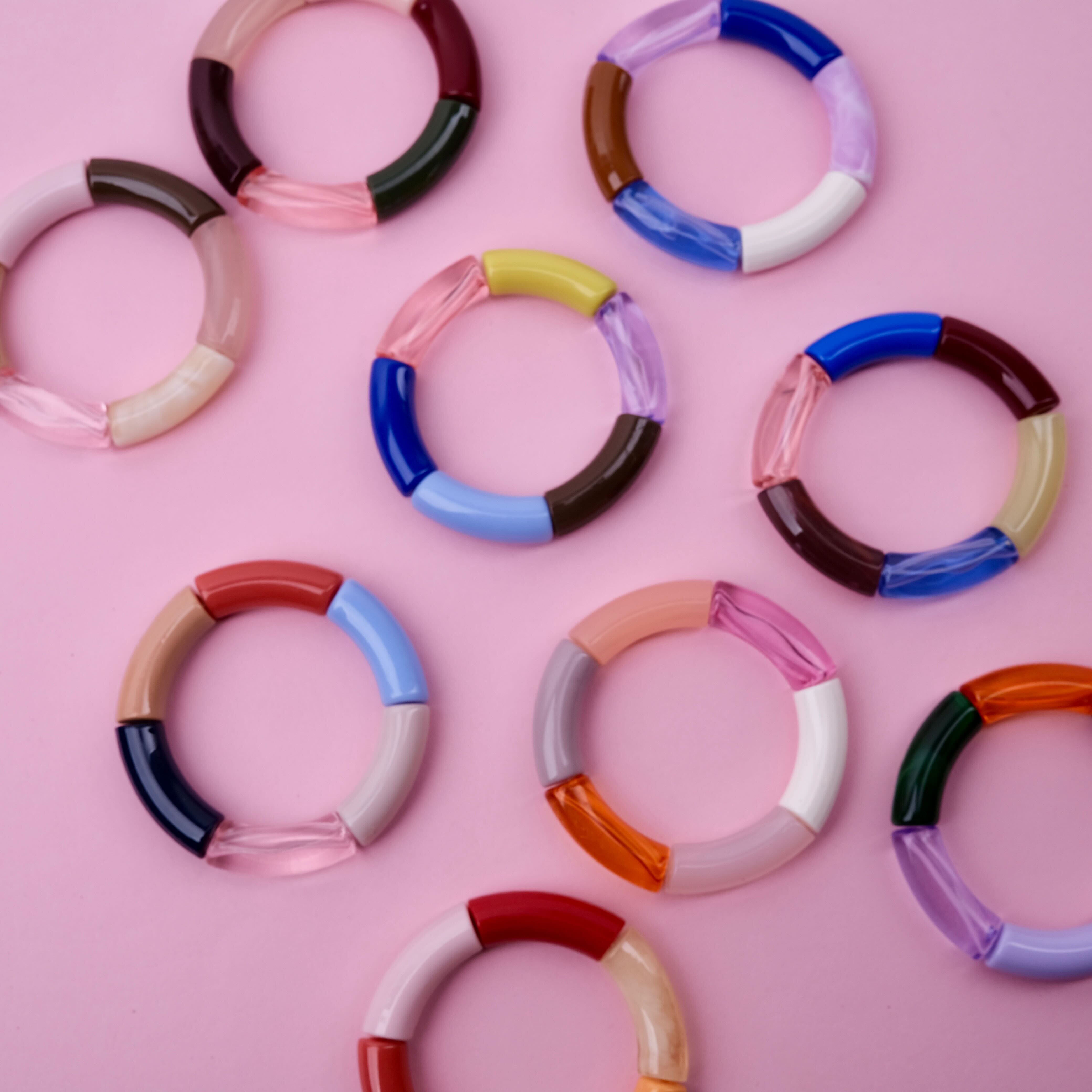 Armreif Regenbogen "Lyse" Armband Bybjor 