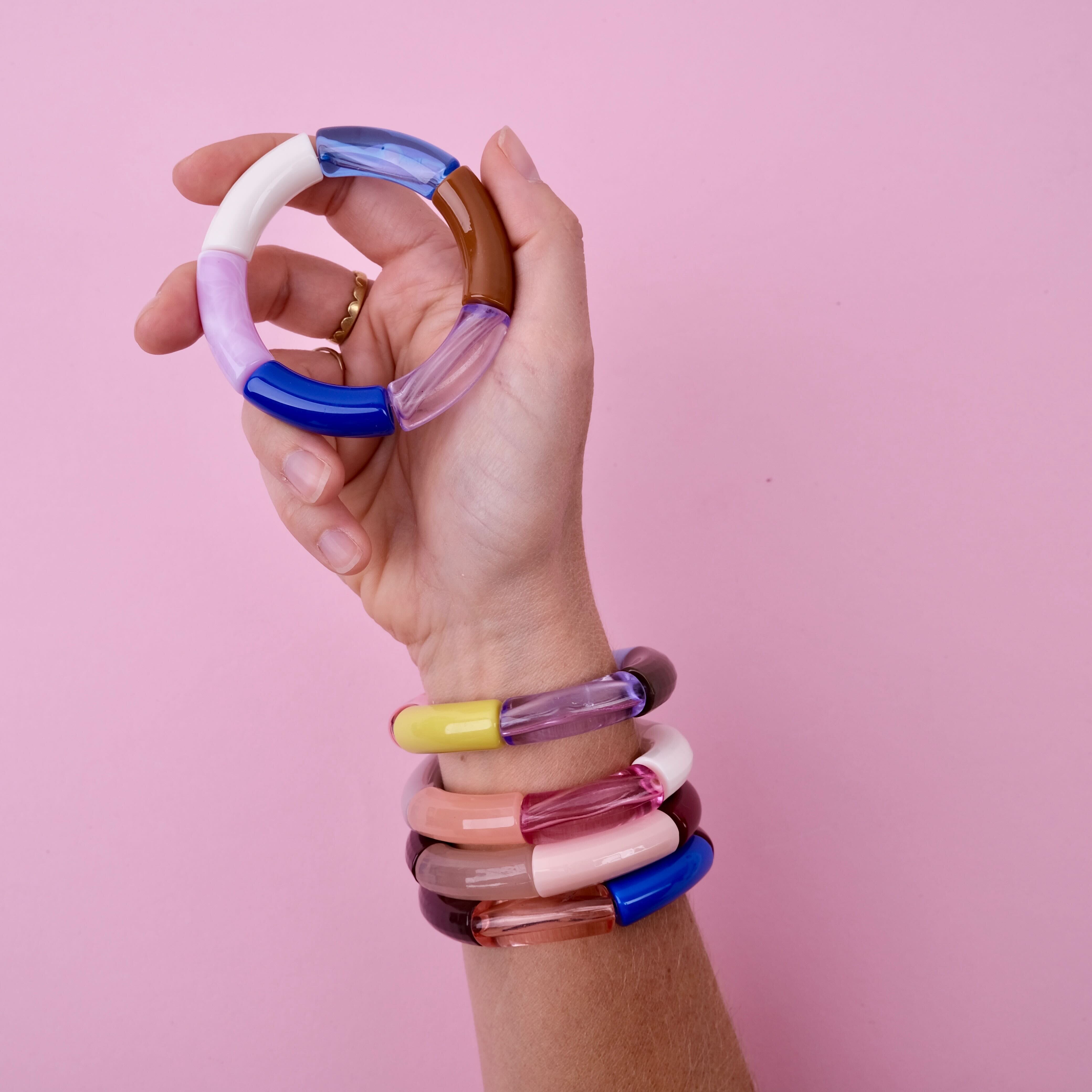Armreif Regenbogen "Lyse" Armband Bybjor 