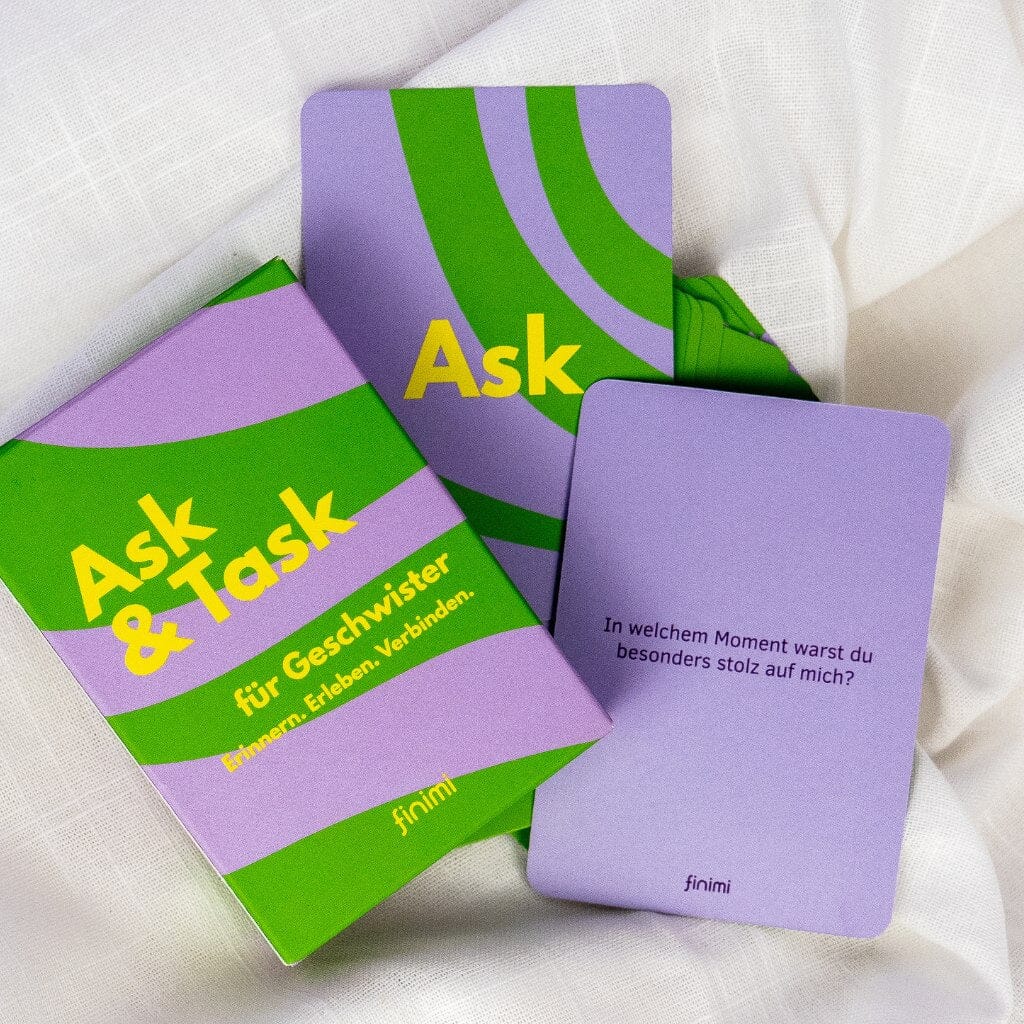 Ask & Task Kartenset "Geschwister" Kartenspiel finimi 