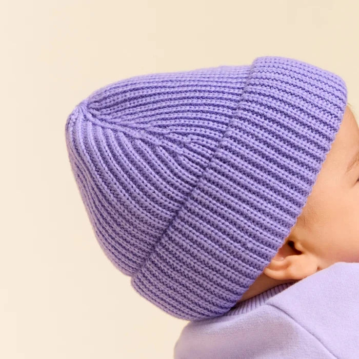 Baby Beanie aus Merinowolle „Uni" Mütze popeia 