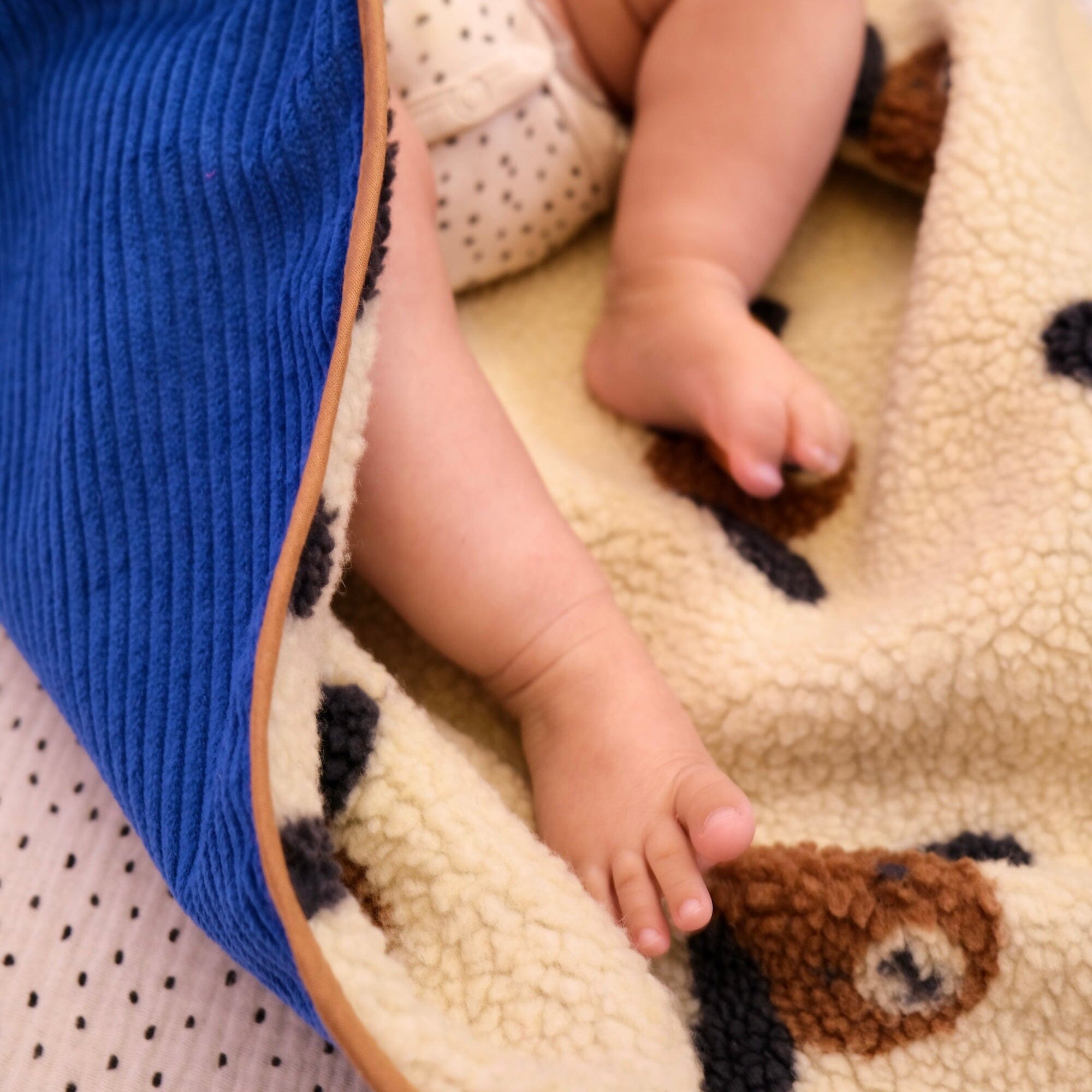 Babydecke Teddy Babydecke Matsch mit Sahne 