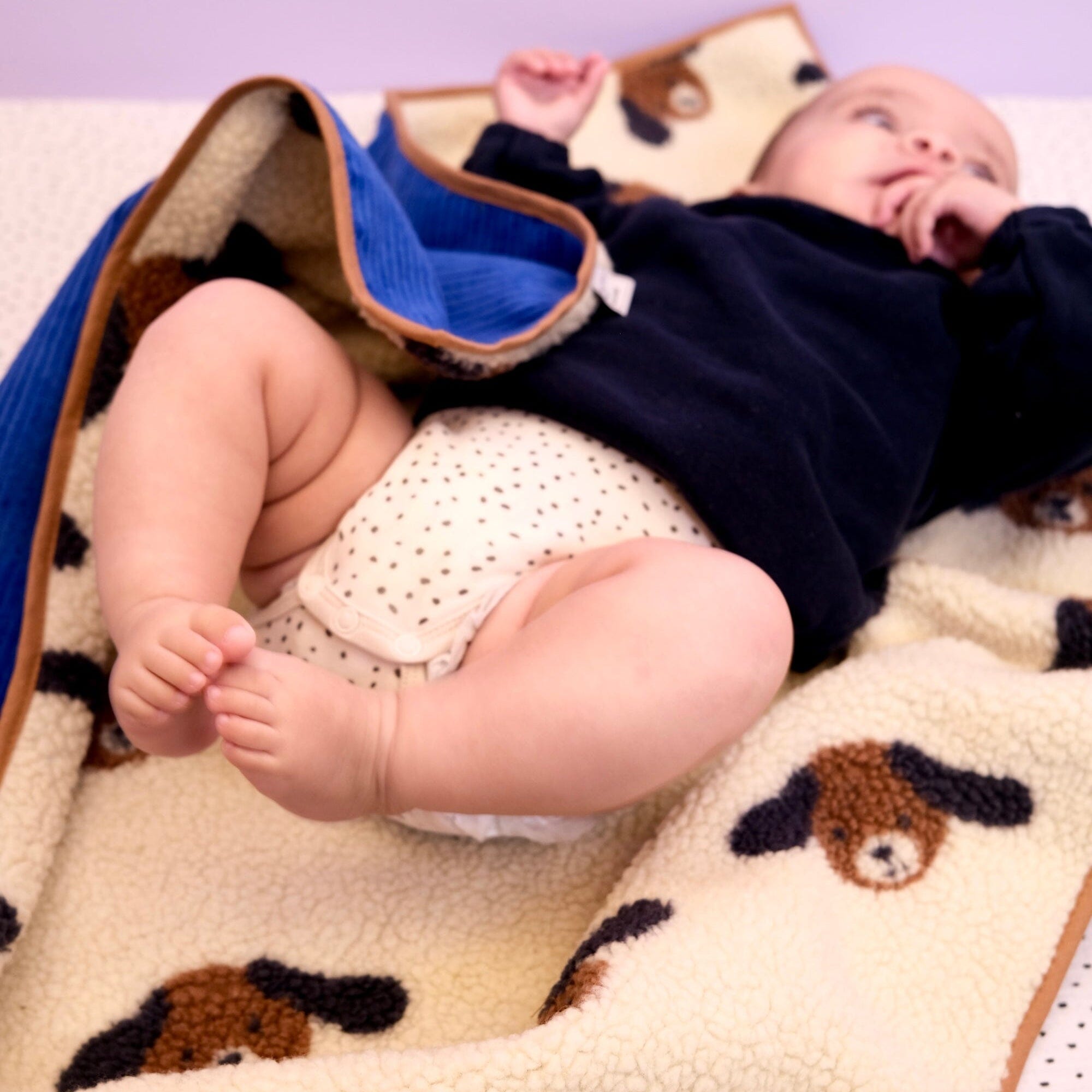Babydecke Teddy Babydecke Matsch mit Sahne 
