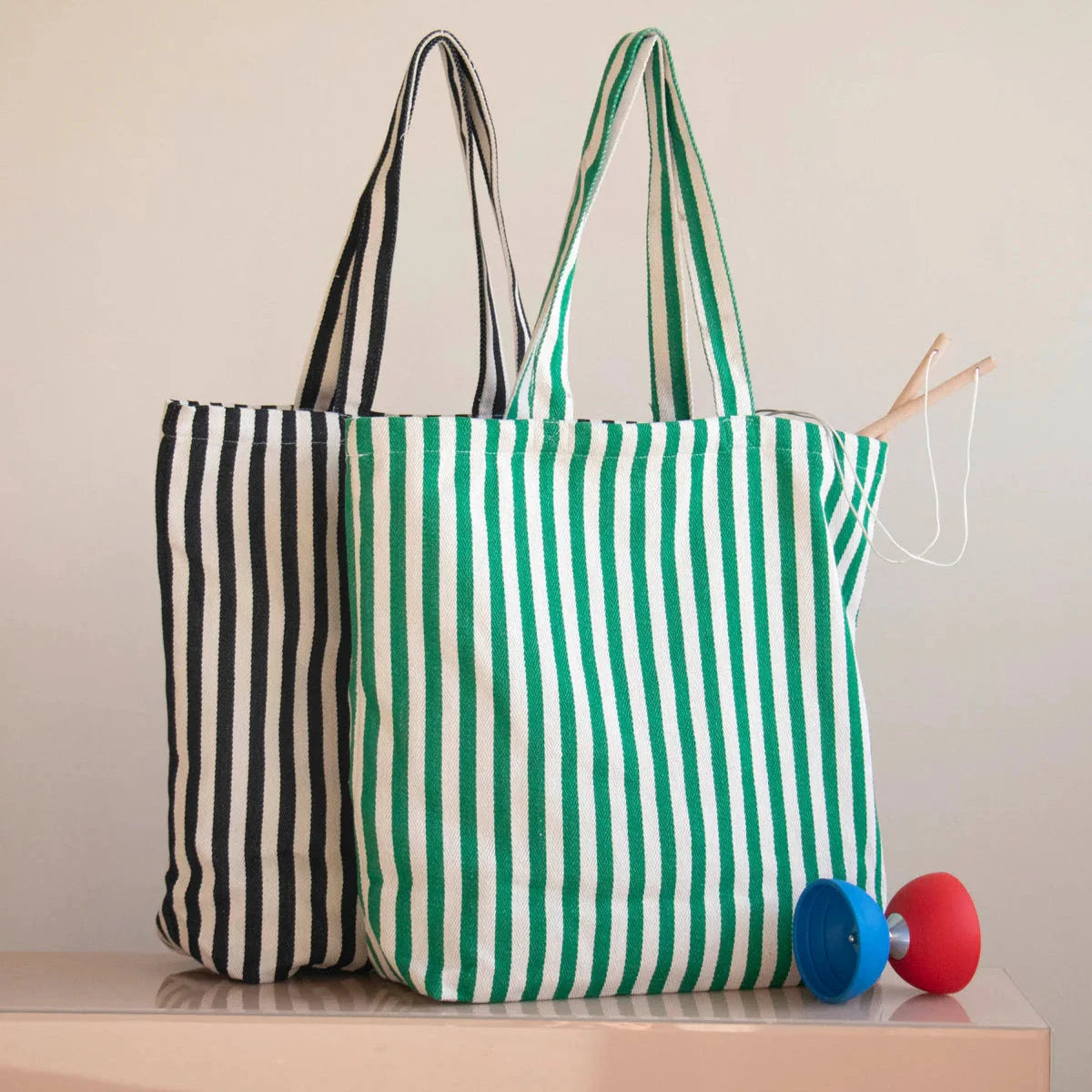 Baumwolltasche "Heringbone Stripe" Tasche Kado Design 