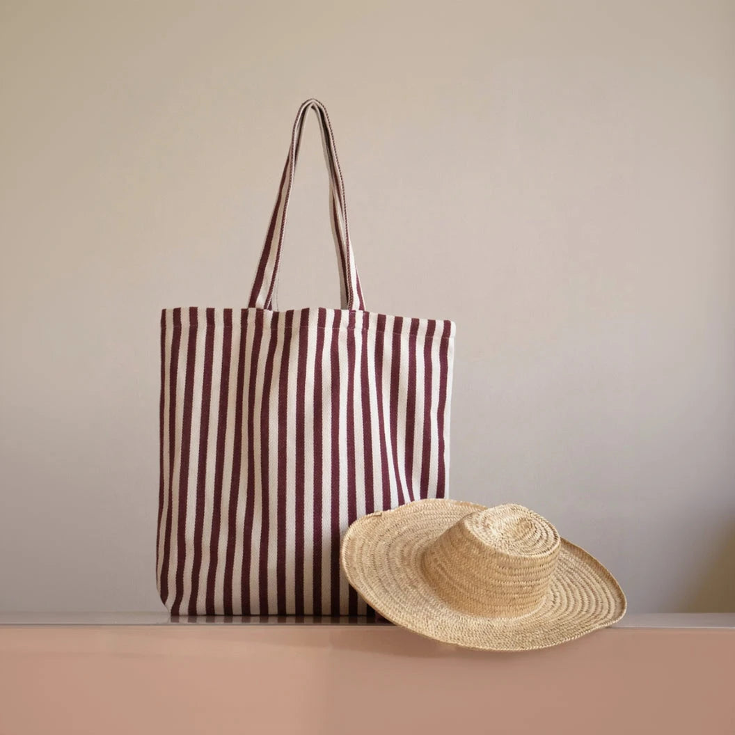 Baumwolltasche "Heringbone Stripe" Tasche Kado Design 