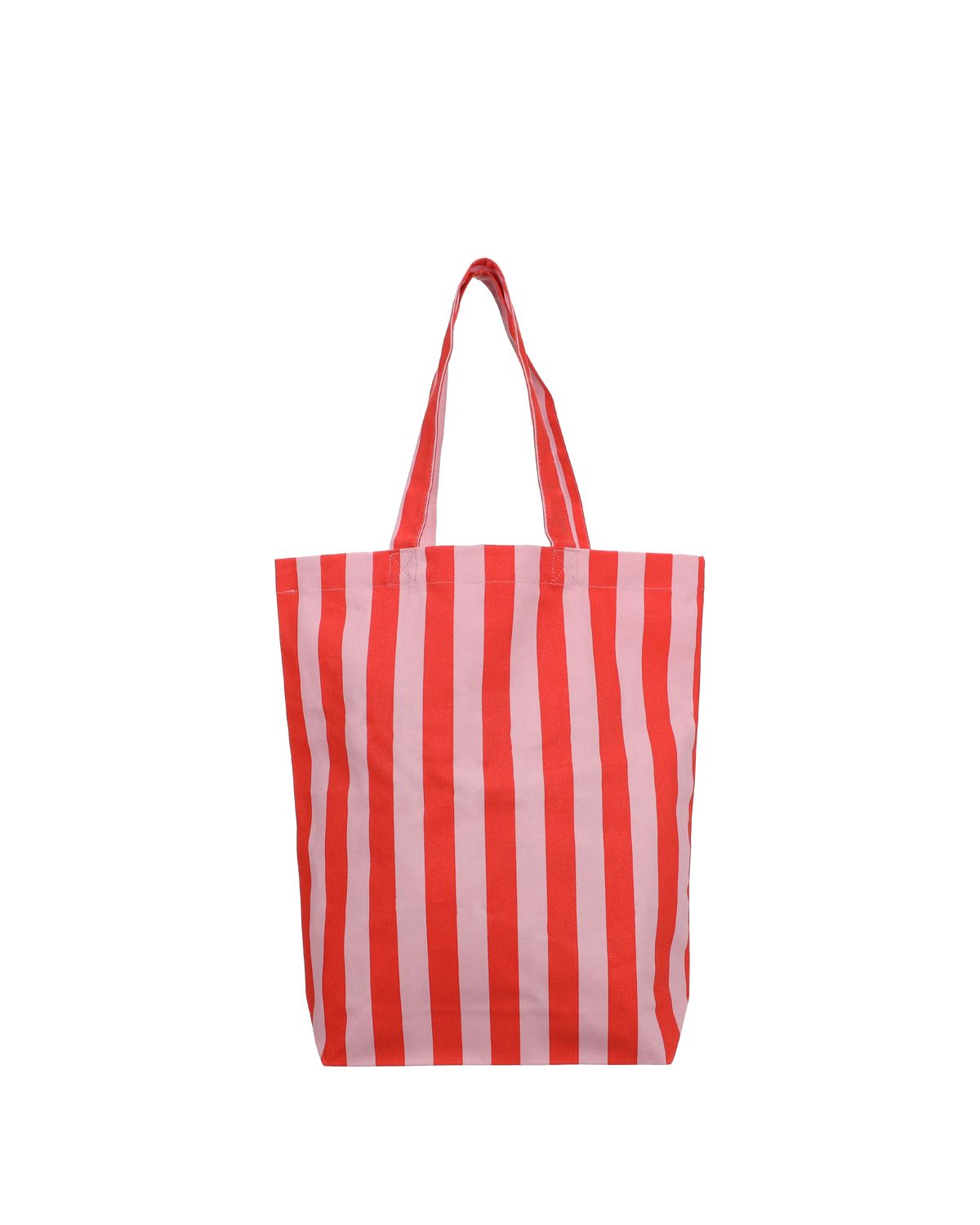 Baumwolltasche "Streifen" Tasche Kado Design Mohn/Litchi 