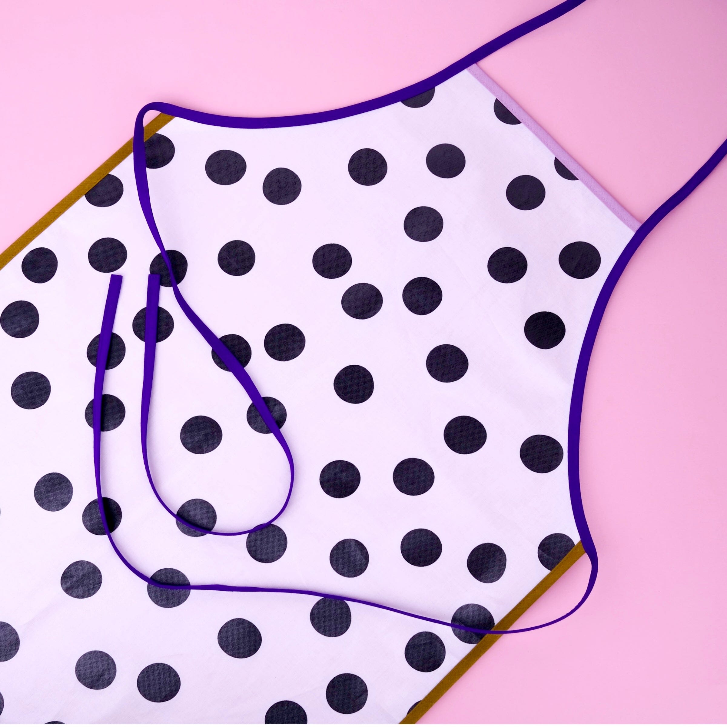 Beschichtete Kinderschürze "Dots" Schürze Matsch mit Sahne 