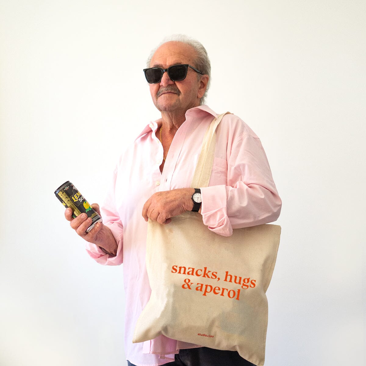 Beutel "Snacks, Hugs & Aperol" Shopper Studio Ciao 