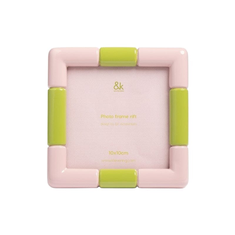 Bilderrahmen Quadrat "Colorblock Pink" &klevering 