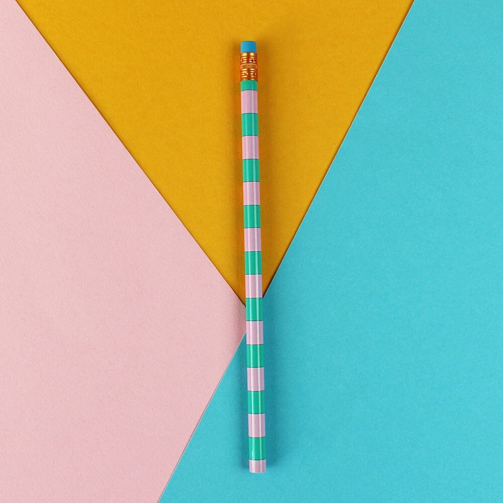 Bleistift "Stripes" Stifte ava&yves flieder-petrol 