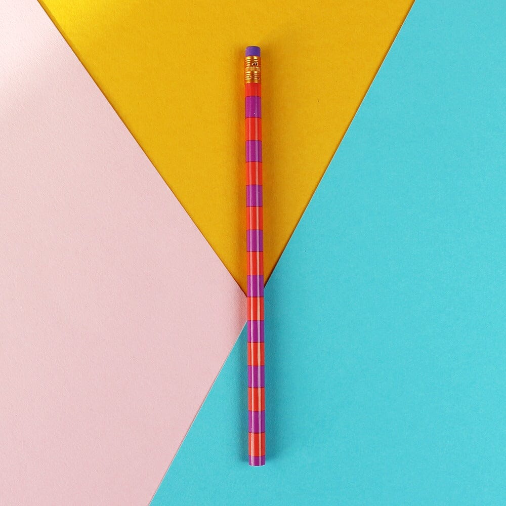 Bleistift "Stripes" Stifte ava&yves koralle-lila 