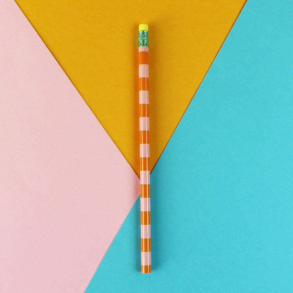 Bleistift "Stripes" Stifte ava&yves rosa-orange 