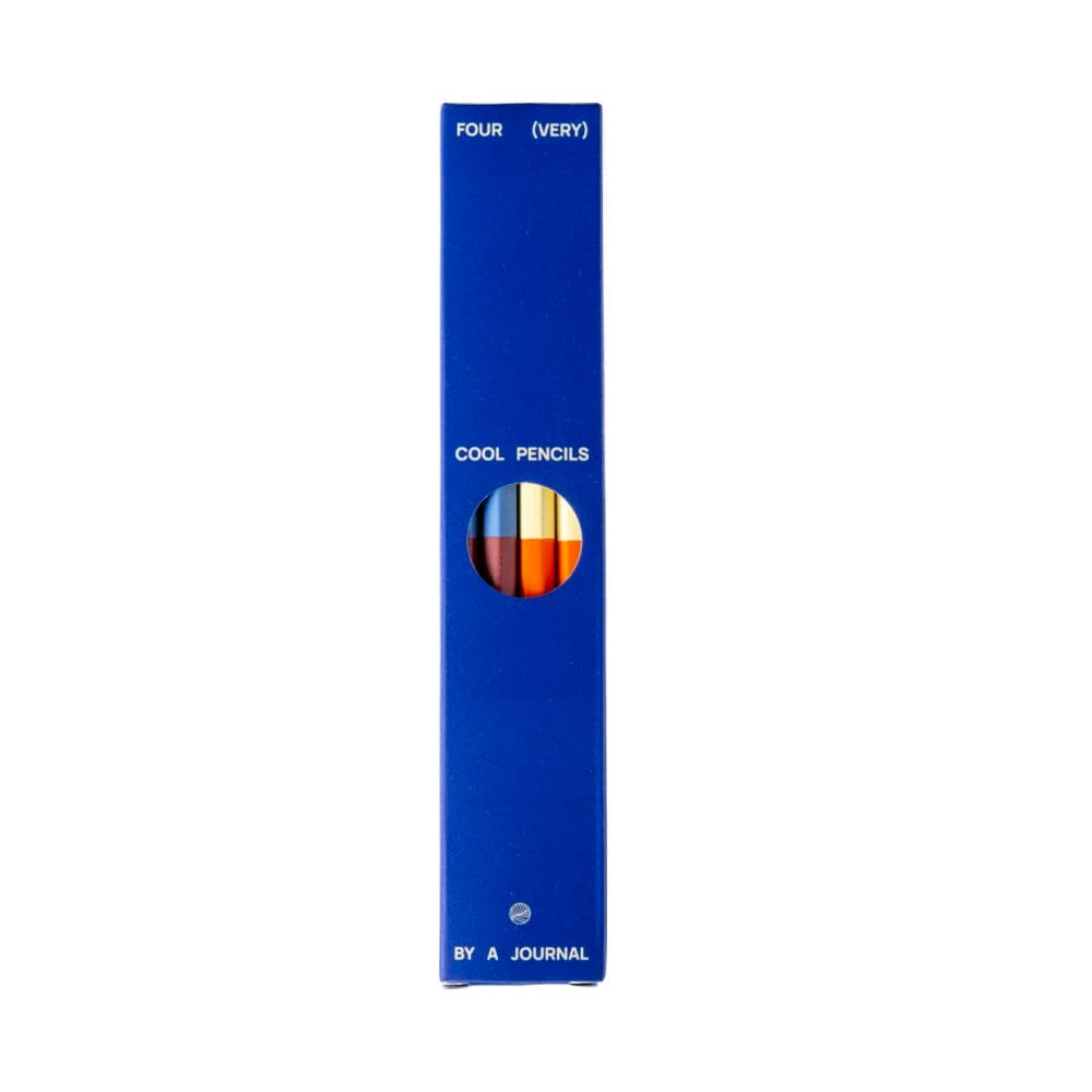 Bleistifte Box "Cool Pencils" Karten A-Journal Blau 