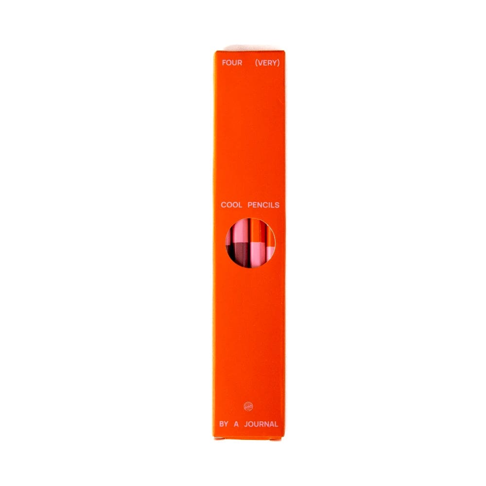 Bleistifte Box "Cool Pencils" Karten A-Journal Rot 