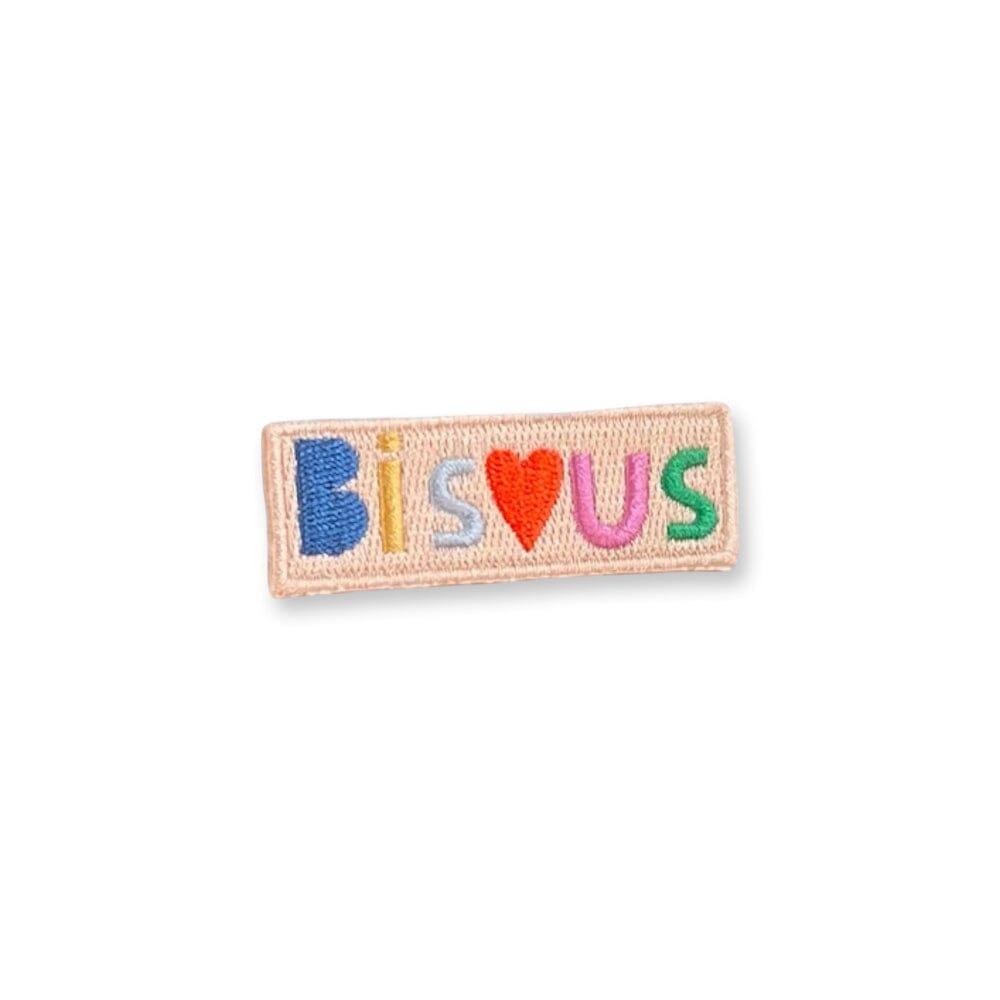 Bügelpatch "Bisous" Bügelflicken hejpatches 