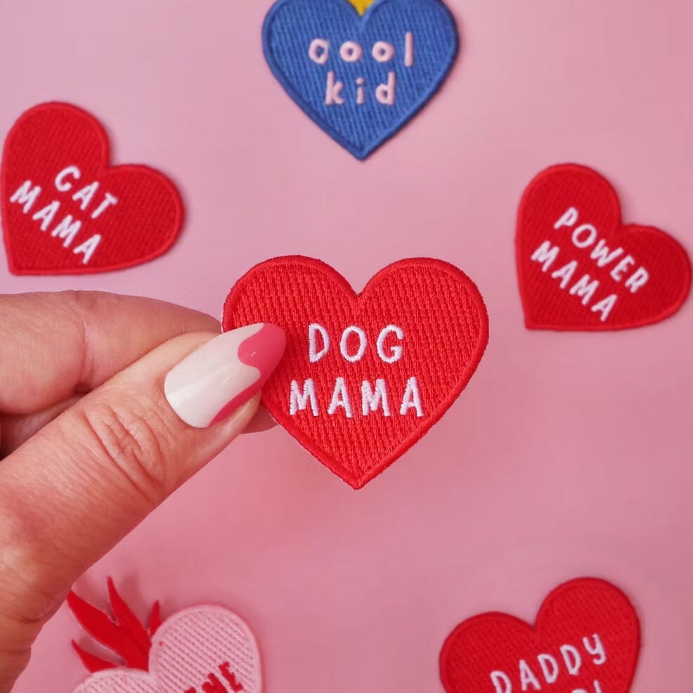 Bügelpatch "Dog Mama" Bügelflicken Malicieuse 