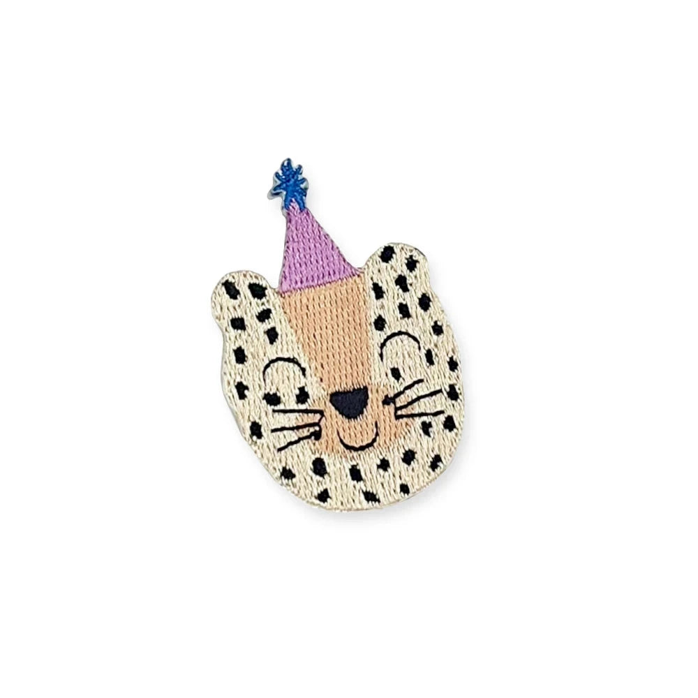 Bügelpatch "Party-Leopard" Bügelflicken hejpatches 