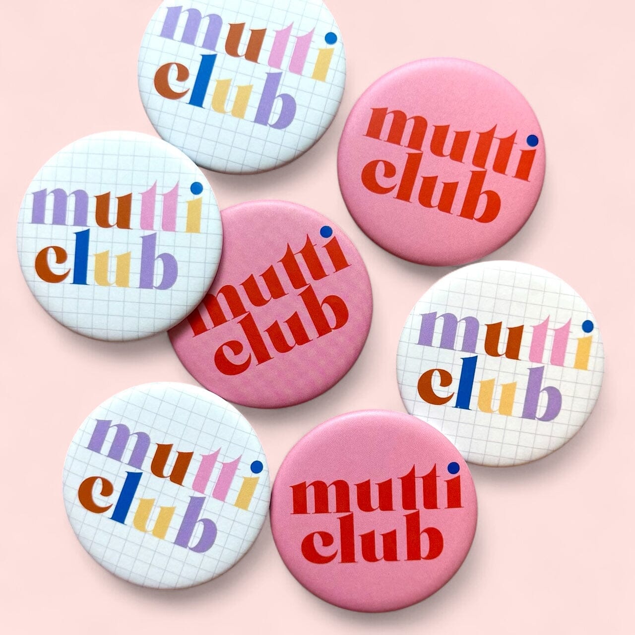 Button "MUTTICLUB" Button Matsch mit Sahne 