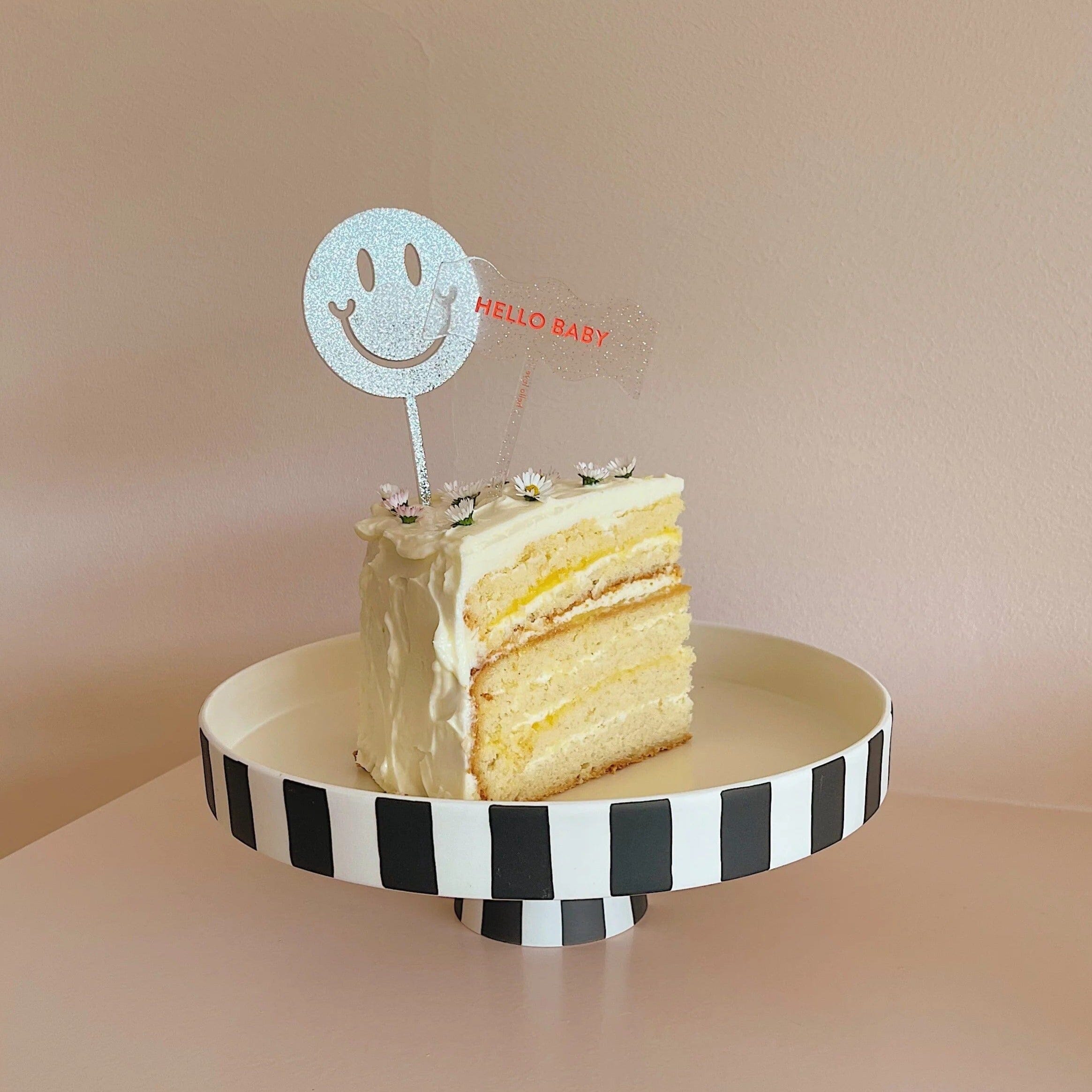 Cake Topper "Smiley" Cake Topper hello love 