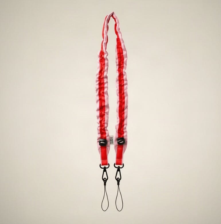 Camera Strap lang "Streifen" timeLens Cream Candy 